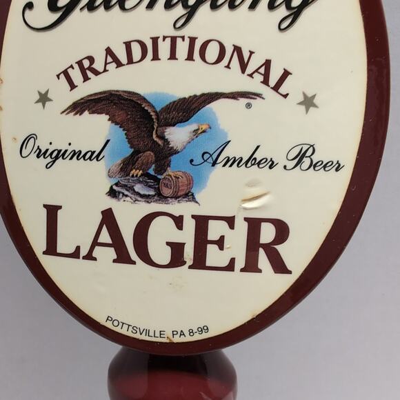 Yuengling Brewery Traditional Lager Beer Bar Tap Handle Keg Pottsville Pa 8-99 - Picture 11 of 13